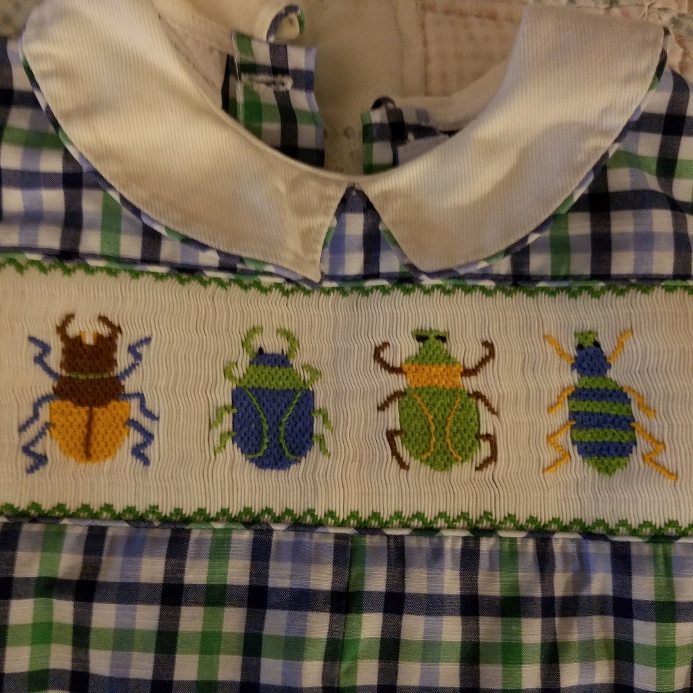 Bugs Smocked Boys Bubble